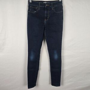 Levi's 721 Jeans Women's 25 Blue Dark Wash High Rise Skinny